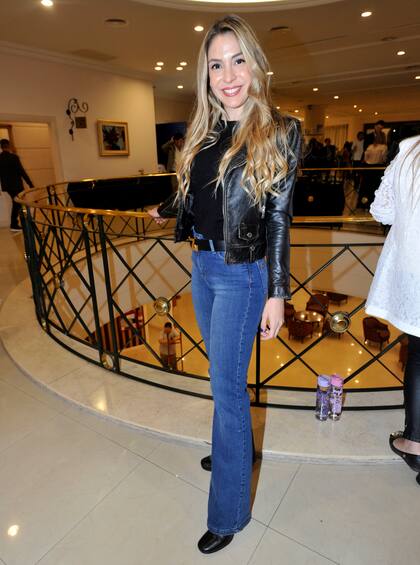 Luly Drozdek antes de salir a la pasarela