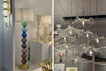 Luminarias escultóricas de Cristias Tavares: vidrio, color y ligereza convertidos en piezas de arte para la casa.