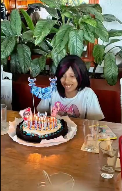 Luna en su cumpleaños