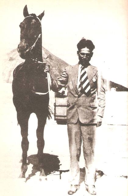 Lunático, con su peón, Eugenio Magnoni