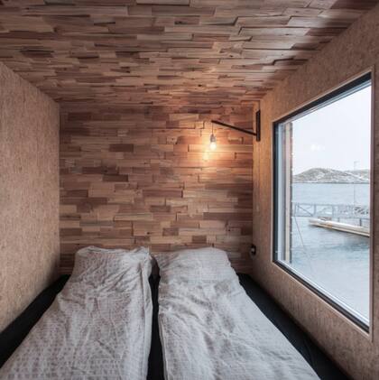 Lund advierte que el Arctic Hideaway no ofrece las comodidades modernas de un hotel.