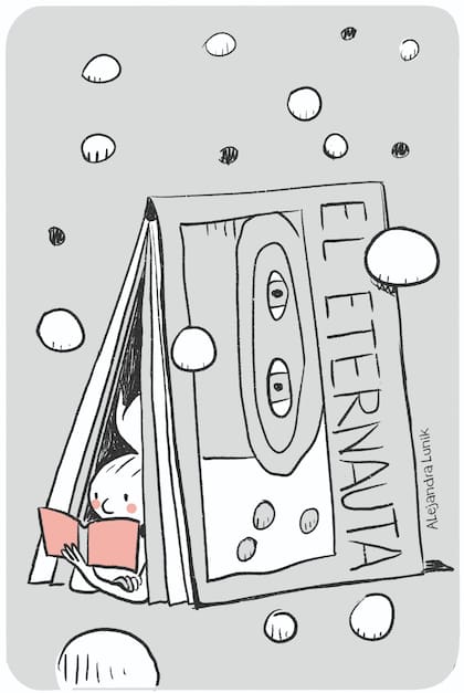 Lunik y un homenaje a "El Eternauta"