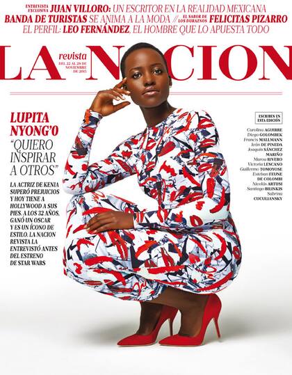 Lupita Nyong o en una entrevista exclusiva con LA NACION Revista