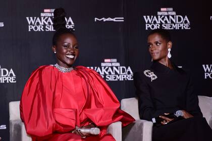 Lupita Nyongo y Letitia Wright: dos de las protagonistas de Wakanda Forever