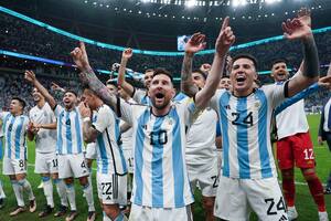 Así se prepara la selección argentina con Messi para el partido contra Croacia