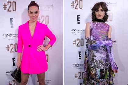 Luz Cipriota y Candela Vetrano, muy glam ambas en la gala de E