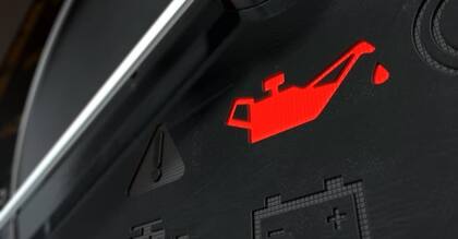 Luz de alerta de aceite en el tablero