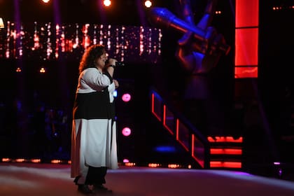 Luz Gaggi en la semifinal del programa