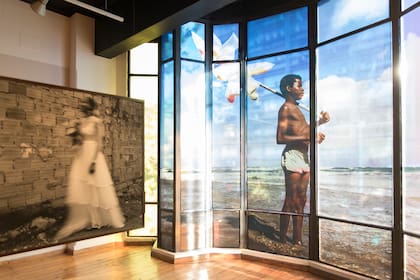 Luz natural en la sala de exposiciones del
CdF (Centro de Fotografía de Montevideo)