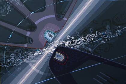 "Luz y carbón", acrílico sobre tela (1991)