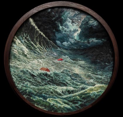 Lxs Mareadxs (2023), obra realizada por Mondongo con plastilina, será exhibida por Barro en Art Basel