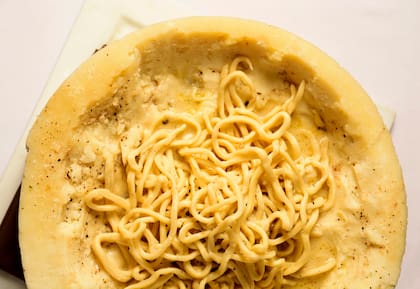 L´adesso sorprende con sus propuestas de pastas, como con este plato: Cacio e pepe