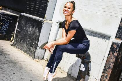 La primera bailarina norteamericana Misty Copeland, en agosto