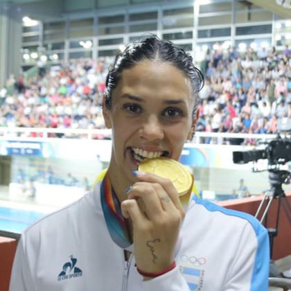 Macarena Ceballos es la deportista que más medallas le dio a la delegación argentina en Asunción