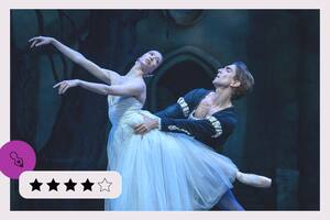 Macarena Giménez y Juan Pablo Ledo, la pareja protagónica en la noche del estreno