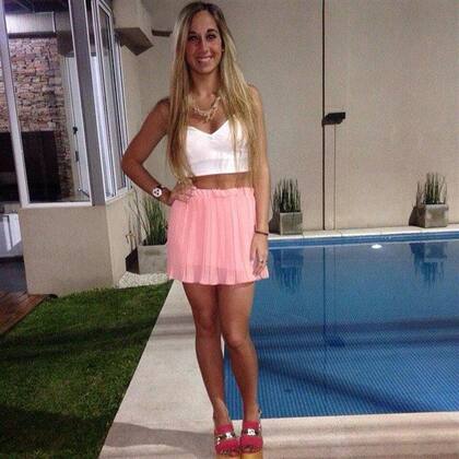 Macarena Mendizabal meses antes del accidente