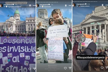 Macarena Paz se manifestó en contra del recorte en discapacidad (Foto: Instagram @macapazok)
