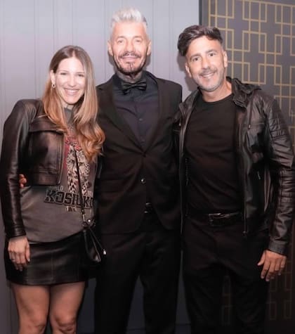 Macarena Rinaldi y Federico Hoppe -que hace sólo dos meses se convirtieron en padres de Amanda- dijeron presente en los 65 de Marcelo.