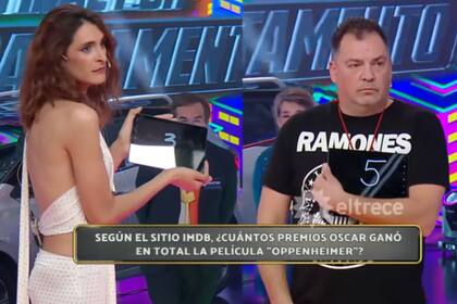 Macarena y Fabián se enfrentaron en la final (Foto: Captura de TV / eltrece)