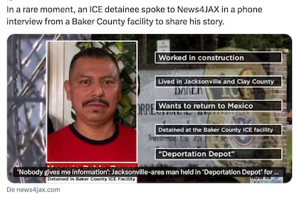 Macario Pablo-Reyes tiene 49 años y fue detenido por el ICE