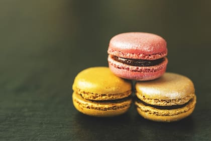 Macarones franceses.