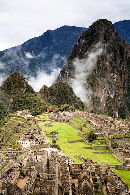 Machu Piccu visto desde arriba.