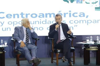 Macri, ayer, en el foro organizado por la Fundación Libertad y Desarrollo