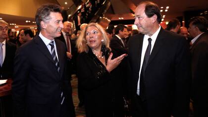 Macri, Carrió y Sanz