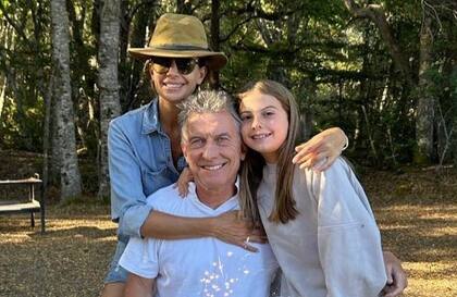 Macri celebró su cumpleaños en el Sur junto a su esposa, Juliana Awada, y su hija Antonia
