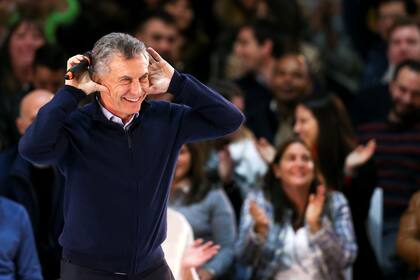 Macri, durante el cierre de campaña de Juntos por el Cambio en la Ciudad