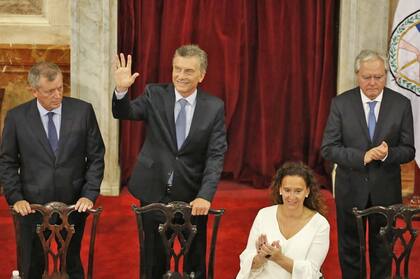 Macri en la apertura de la Asamblea Legislativa