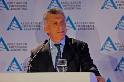 Macri en la reunión Asociación Empresaria Argentina AEA