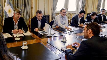 Macri encabezó ayer una reunión de seguimiento con el equipo de agroindustria