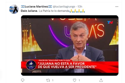 Macri estuvo en TN donde reveló que su esposa no lo deja ser candidato en las próximas elecciones