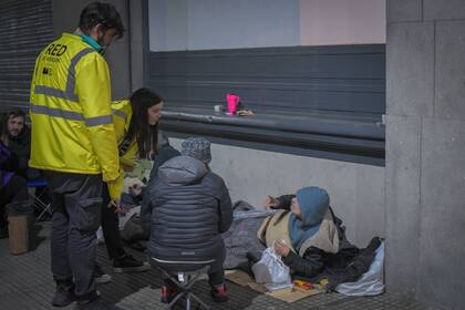 Macri habló de la problemática de la gente en situación de calle, en medio de la crisis económica.