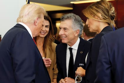 Macri, junto a Donald Trump, en Nueva York