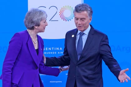 Macri junto a Theresa May