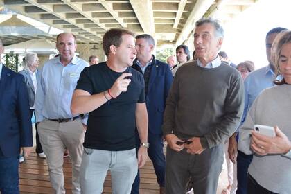 Macri junto al legislador bonaerense Alex Campbell