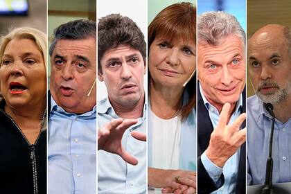 Macri, Larreta, Patricia, Lousteau, Carrió y Negri