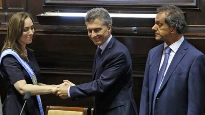 Macri participó de la ceremonia de asunción de Vidal