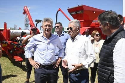 Macri recorrió stands en su paso por Expoagro, el jueves