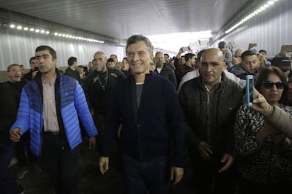El presidente Macri visitó el lugar en la jornada previa a la inauguración del Paseo del Bajo