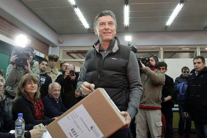 Macri votó temprano esta vez