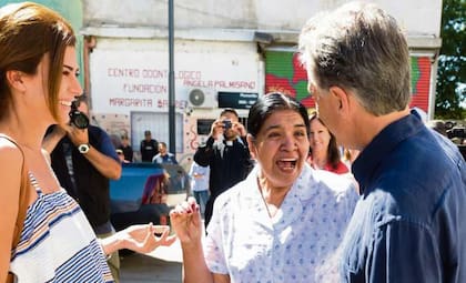 ARCHIVO.- Barrientos fue muy cercana a Macri durante la gestión del expresidente en la Casa Rosada
