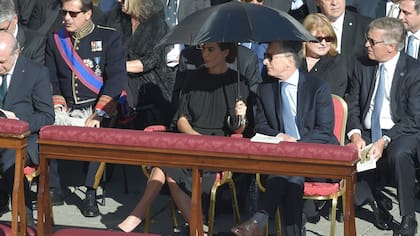 Macri y Juliana Awada, en primera fila en la Plaza San Pedro