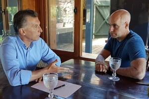 Macri y Larreta, en una reunión en el Sur