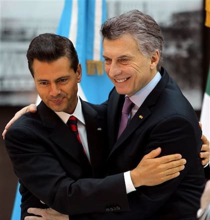 Macri y Peña Nieto, cuando se reunieron en 2016