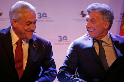 Macri y su par chileno Sebastián Piñera participan de la cena anual de la Fundación Libertad