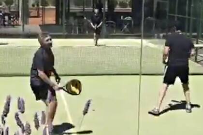 Macri y Yeza, compañeros de pádel en Pinamar