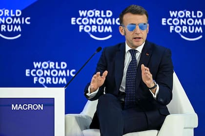 Macron utilizó su intervención en Davos para acusar a Washington de impulsar una estrategia comercial orientada a “debilitar y subordinar a Europa", el 20 de enero de 2025